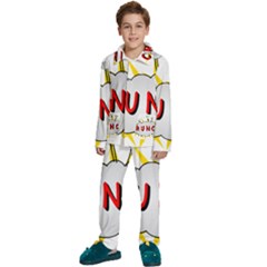 Comic-noise-paleness-explosion Kids  Long Sleeve Velvet Pajamas Set by 99art