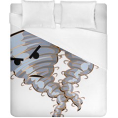 Tornado-twister-angry-comic Duvet Cover (california King Size) by 99art