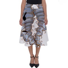 Tornado-twister-angry-comic Perfect Length Midi Skirt by 99art