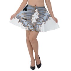 Tornado-twister-angry-comic Velvet Skater Skirt by 99art