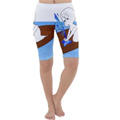 Spirit-boat-funny-comic-graphic Cropped Leggings  by 99art