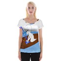 Spirit-boat-funny-comic-graphic Cap Sleeve Top View1