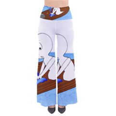 Spirit-boat-funny-comic-graphic So Vintage Palazzo Pants by 99art