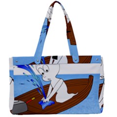 Spirit-boat-funny-comic-graphic Canvas Work Bag by 99art