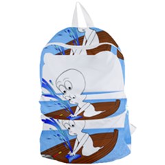 Spirit-boat-funny-comic-graphic Foldable Lightweight Backpack by 99art