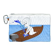 Spirit-boat-funny-comic-graphic Canvas Cosmetic Bag (large) by 99art