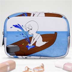 Spirit-boat-funny-comic-graphic Make Up Pouch (small) by 99art