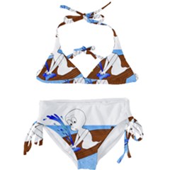 Spirit-boat-funny-comic-graphic Kids  Classic Bikini Set by 99art