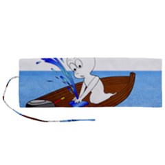 Spirit-boat-funny-comic-graphic Roll Up Canvas Pencil Holder (m) by 99art