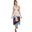 Spirit-boat-funny-comic-graphic Halter Tie Back Dress  View1