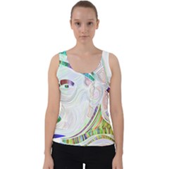 Maasai-man-people-abstract Velvet Tank Top by 99art