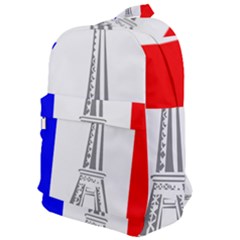 Eiffel-tower-france-flag-tower- Classic Backpack by 99art