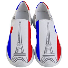 Eiffel-tower-france-flag-tower- Women s Lightweight Slip Ons by 99art