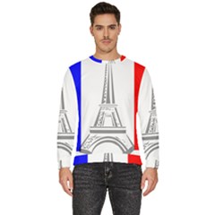 Eiffel-tower-france-flag-tower- Men s Fleece Sweatshirt by 99art