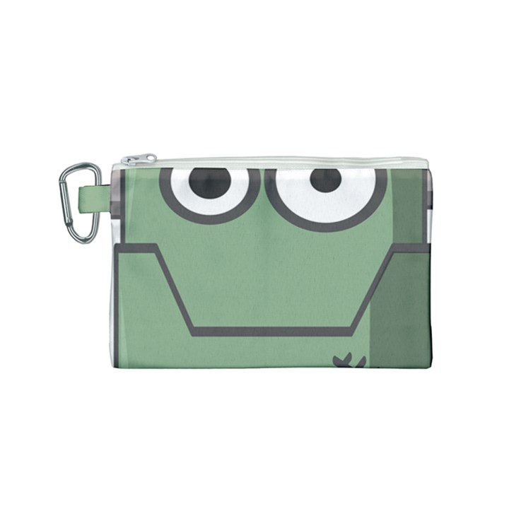 Cartoon-cute-frankenstein-halloween Canvas Cosmetic Bag (Small)