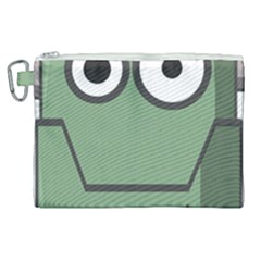 Cartoon-cute-frankenstein-halloween Canvas Cosmetic Bag (xl) by 99art