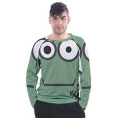 Cartoon-cute-frankenstein-halloween Men s Long Sleeve Raglan Tee