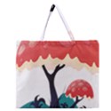 Tree-art-trunk-artwork-cartoon Zipper Large Tote Bag View1