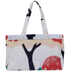 Tree-art-trunk-artwork-cartoon Canvas Work Bag by 99art