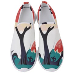 Tree-art-trunk-artwork-cartoon Men s Slip On Sneakers by 99art