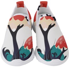 Tree-art-trunk-artwork-cartoon Kids  Slip On Sneakers by 99art