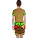 Hamburger-cheeseburger-fast-food Short Sleeve Nightdress View2