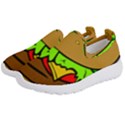 Hamburger-cheeseburger-fast-food Kids  Slip On Sneakers View2