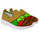 Hamburger-cheeseburger-fast-food Kids  Slip On Sneakers View3