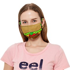 Hamburger-cheeseburger-fast-food Crease Cloth Face Mask (adult) by 99art