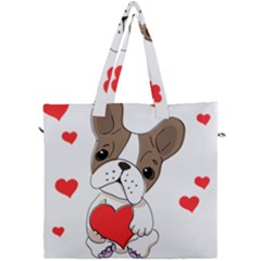 Animation-dog-cute-animate-comic Canvas Travel Bag by 99art