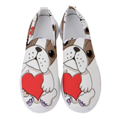 Animation-dog-cute-animate-comic Women s Slip On Sneakers