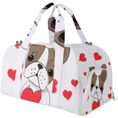 Animation-dog-cute-animate-comic Burner Gym Duffel Bag by 99art