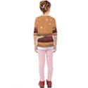 Hamburger-cheeseburger-burger-lunch Kids  Quarter Sleeve Raglan Tee View2