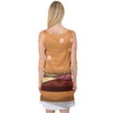 Hamburger-cheeseburger-burger-lunch Sleeveless Satin Nightdress View2