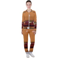 Hamburger-cheeseburger-burger-lunch Casual Jacket And Pants Set by 99art