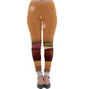 Hamburger-cheeseburger-burger-lunch Lightweight Velour Leggings View1