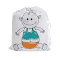 Baby-cute-child-birth-happy Drawstring Pouch (2XL) View1