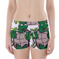 Amphibian-animal-cartoon-reptile Boyleg Bikini Wrap Bottoms by 99art