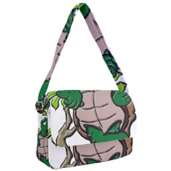 Amphibian-animal-cartoon-reptile Courier Bag by 99art