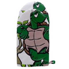 Amphibian-animal-cartoon-reptile Microwave Oven Glove by 99art