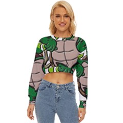 Amphibian-animal-cartoon-reptile Lightweight Long Sleeve Sweatshirt by 99art