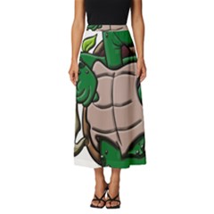 Amphibian-animal-cartoon-reptile Classic Midi Chiffon Skirt by 99art