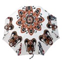 Tribal-masks-african-culture-set Folding Umbrellas View1