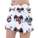 Tribal-masks-african-culture-set Classic Tennis Skirt View1