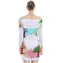 Seasons-of-the-year-year-tree Long Sleeve Off Shoulder Dress View2