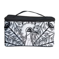 Peacock-plumage-display-bird Cosmetic Storage Case