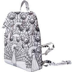 Peacock-plumage-display-bird Buckle Everyday Backpack