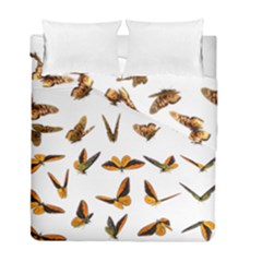 Butterfly Butterflies Insect Swarm Duvet Cover Double Side (full/ Double Size) by 99art