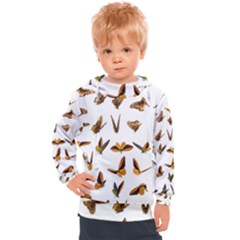 Butterfly Butterflies Insect Swarm Kids  Hooded Pullover by 99art