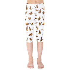 Butterfly Butterflies Insect Swarm Kids  Capri Leggings  by 99art